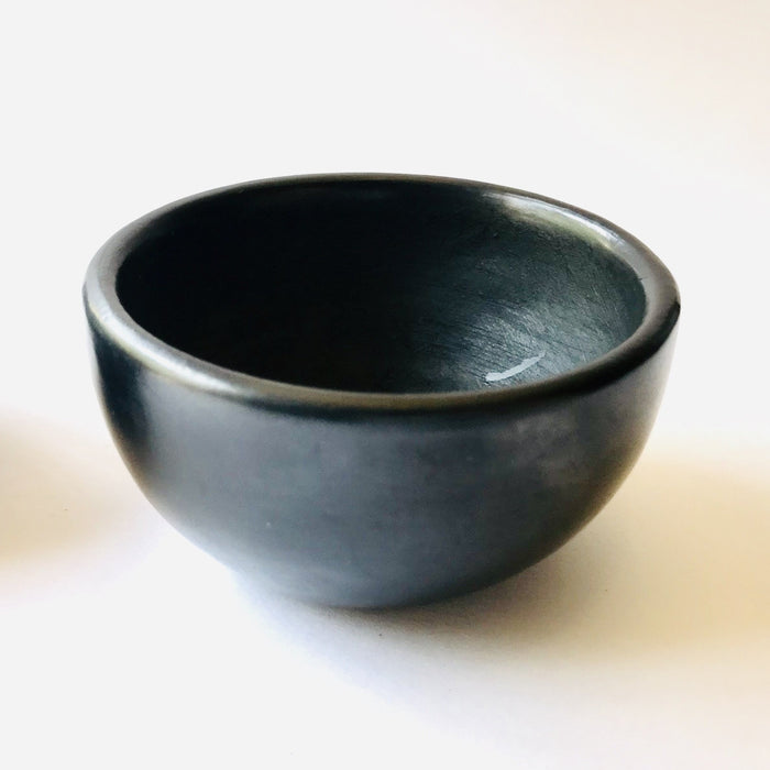 Black Clay Mezcal Copita - Wide with Straight Edges