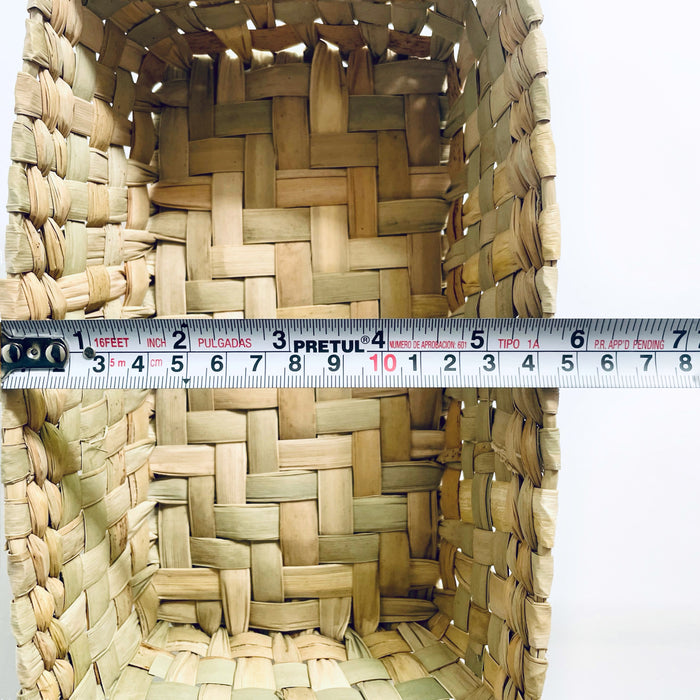 Tule Fiber Tortilla Chips Basket - Rectangular