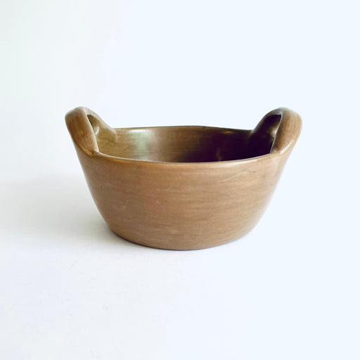 Burnished Clay Cazuelita Salsa Bowl - Mini - Tan