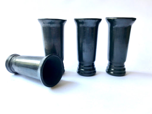 Black Clay Tequila/Mezcal Shot Glasses - Tall