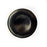 Black Clay Plate - Glossy - Medium - 21cm /8.25”