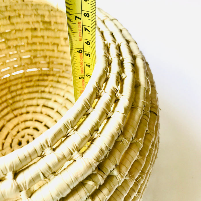 Palm Fiber Beehive Basket