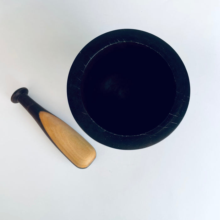 Dark Granadillo Wood Mortar & Pestle