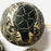 Mexico 1492 - Black carved gourd sphere (guaje), handmade in Oaxaca, perfect Christmas ornament - Turtle