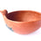 Mexico 1492: Salad bowl with a bird head, made out of rough San Marcos red clay. Handmade by Valentina, with a lot of love and special care. The most of San Marcos pottery is made by women, and it represents an important source of their own income.   Lead free, unglazed. Thanks to the amazing, random pattern of the flame marks, no two pieces are the same. 