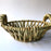 Mexico 1492: Fruit or egg basket made of tule fiber by skillful Michoacán artisans. The thick tule cords offer a comfortable, rich, full texture of this beautiful, natural piece.