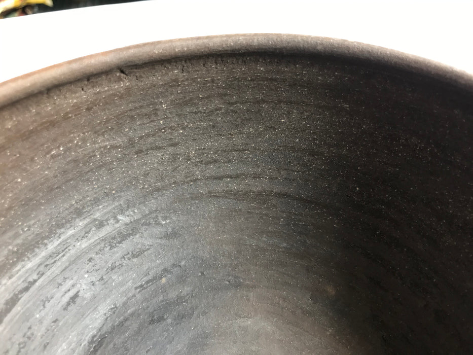 Brown Smoked Clay Bowl