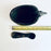 Black Clay Rooster Salsa Bowl with Spoon