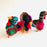 Turkey - Thanksgiving Decoration - Colored Wool