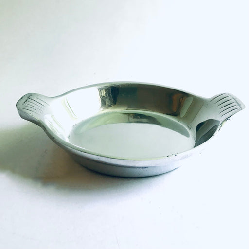 Pewter Serving Dish With Fin Handles