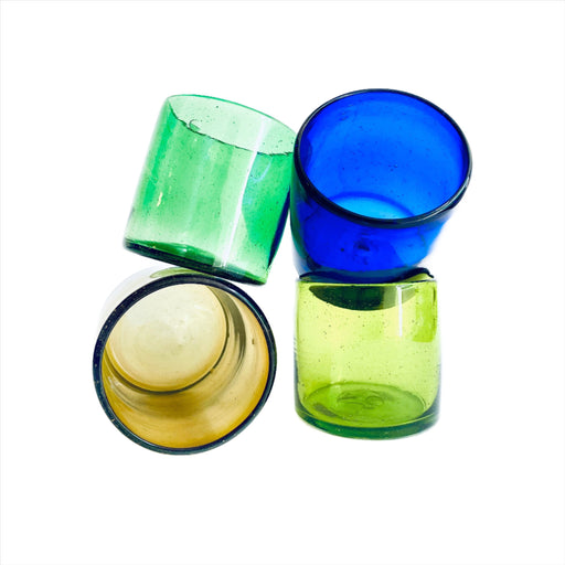 Blown Glass Cylindrical Tumblers