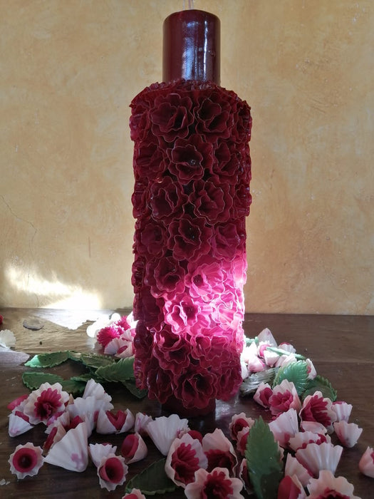 Oaxacan Ornamented Pillar Candle